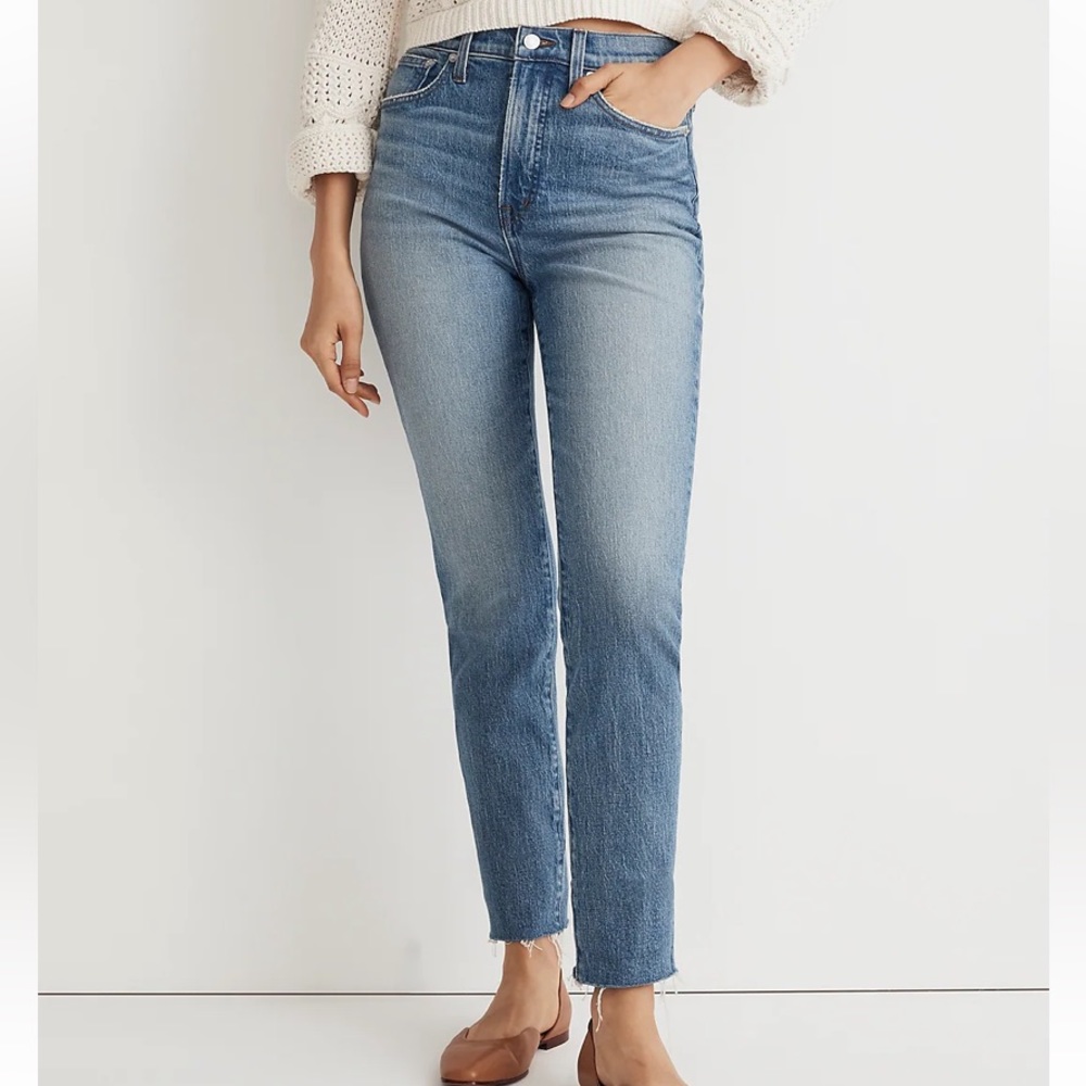 Madewell Straight Leg High-Rise Jeans